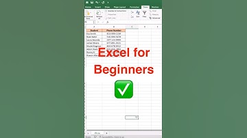 Format Phone Numbers in Excel | Quick Excel Trick for Beginners | #shorts #short