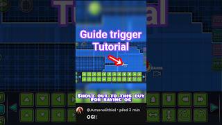 GUIDE and STATIC TRIGGER TUTORIAL #tutorial #gaming #geometrydash #gdupdate