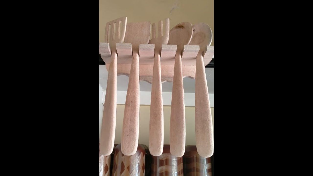 Crafting Wooden Cooking Spoons and Spoon Rack DIY: Free Printable Plans Included