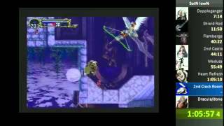 Castlevania: SotN low% (1 relic) run in 1:37:44