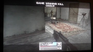 BOUNCING Throwing Knife to the face Game Winning Kill COD Modern Warfare 2