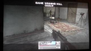 BOUNCING Throwing Knife to the face Game Winning Kill COD Modern Warfare 2