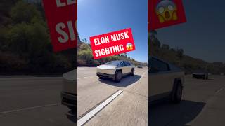 I saw Elon Musk driving a Cybertruck #elonmusk #cybertruck News