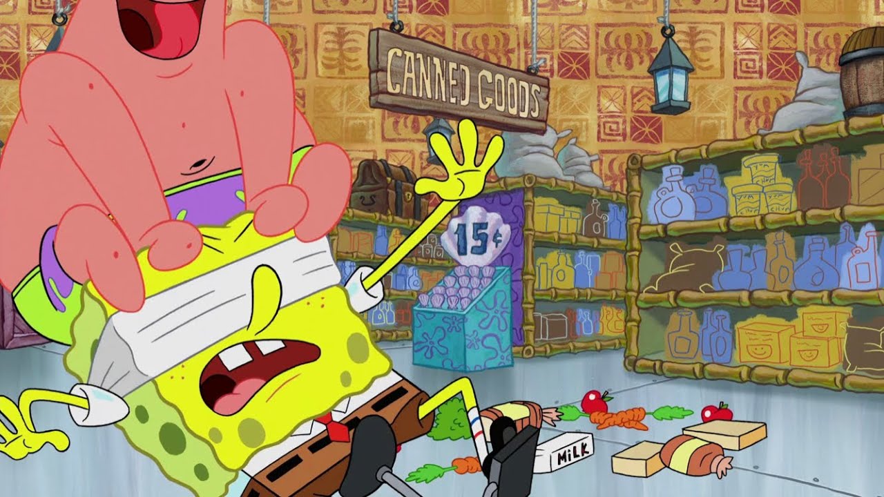 Spongebob music grass skirt chase YouTube