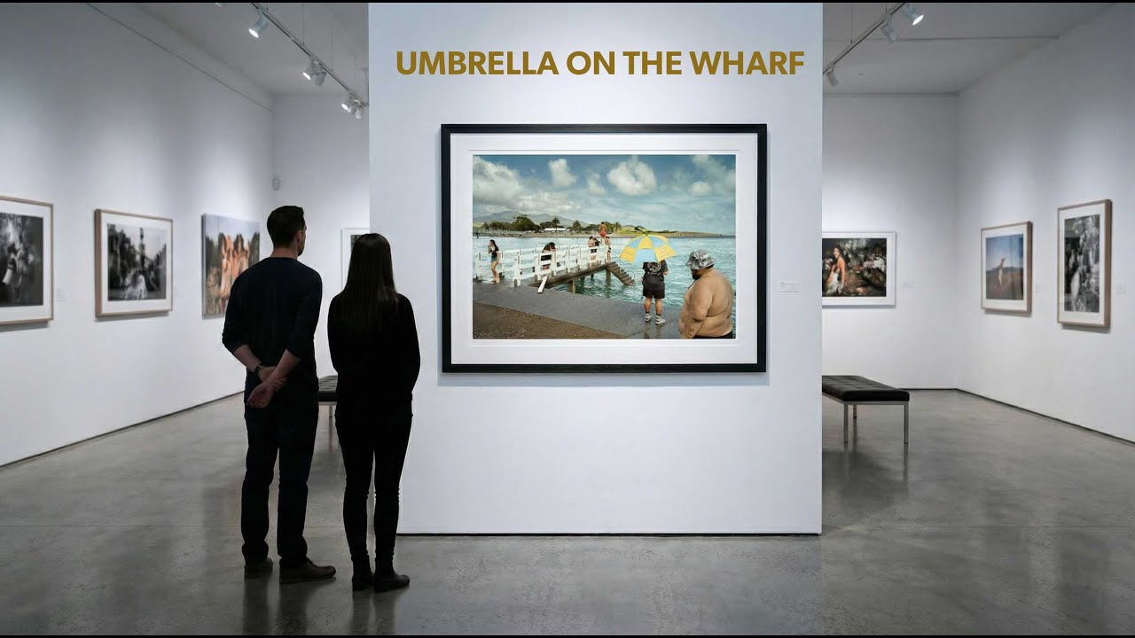 Umbrella On The Wharf