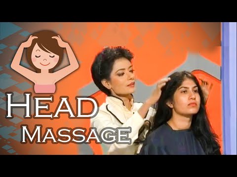 How To Do A Head Massage | By Nadeeka Perera | Nugasewana Programme