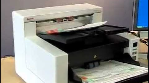 Kodak i4600 Scanner  Start Smart Touch from the monitor, scan mixed documents