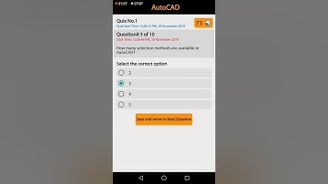 Digiskills autoCAD quiz no 1 batch 5 2019