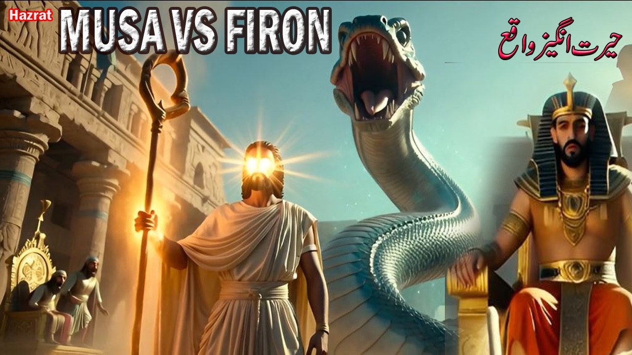 STORY OF PROPHET MUSA (A.S) in Urdu/Hindi | Hazrat Musa Ka Waqia VS Fron | Mrumardraz #hazratmusa