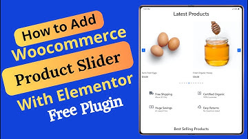 How to Create a WooCommerce Product Slider with Elementor