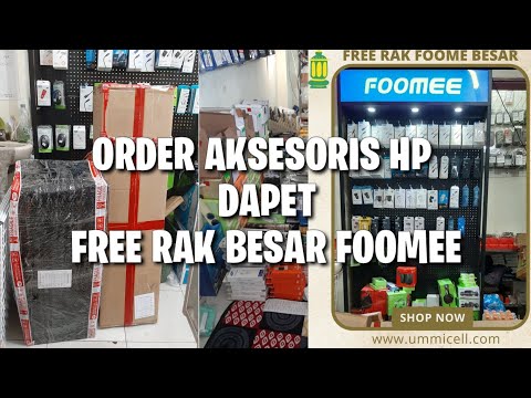 ORDER AKSESORIS HP 7Jt || GRATIS RAK FOOME BESAR || DAPET APA AJA SIH ???