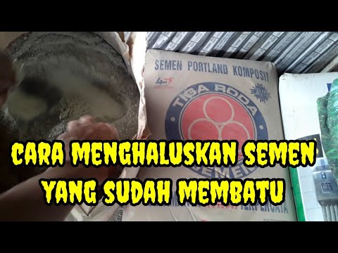 CARA MENGHALUSKAN SEMEN YANG SUDAH MEMBATU