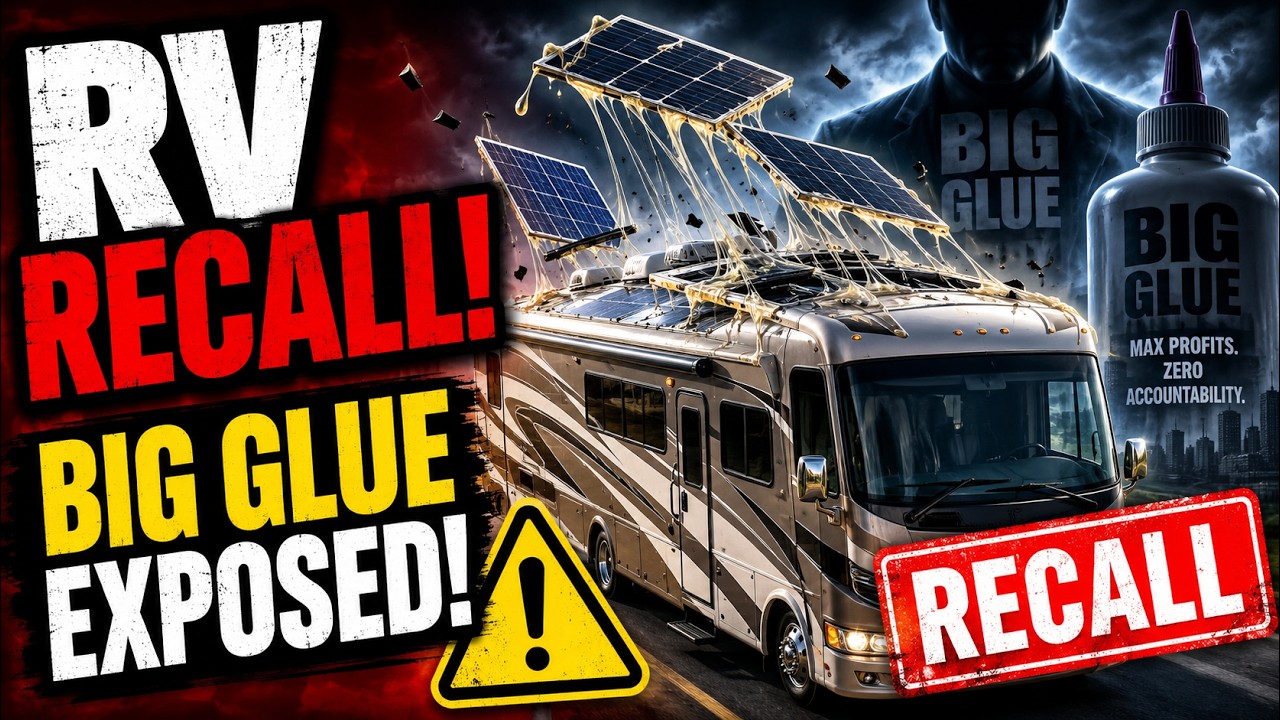 RV Solar Panels Are FLYING OFF… Big Glue Has Been EXPOSED!