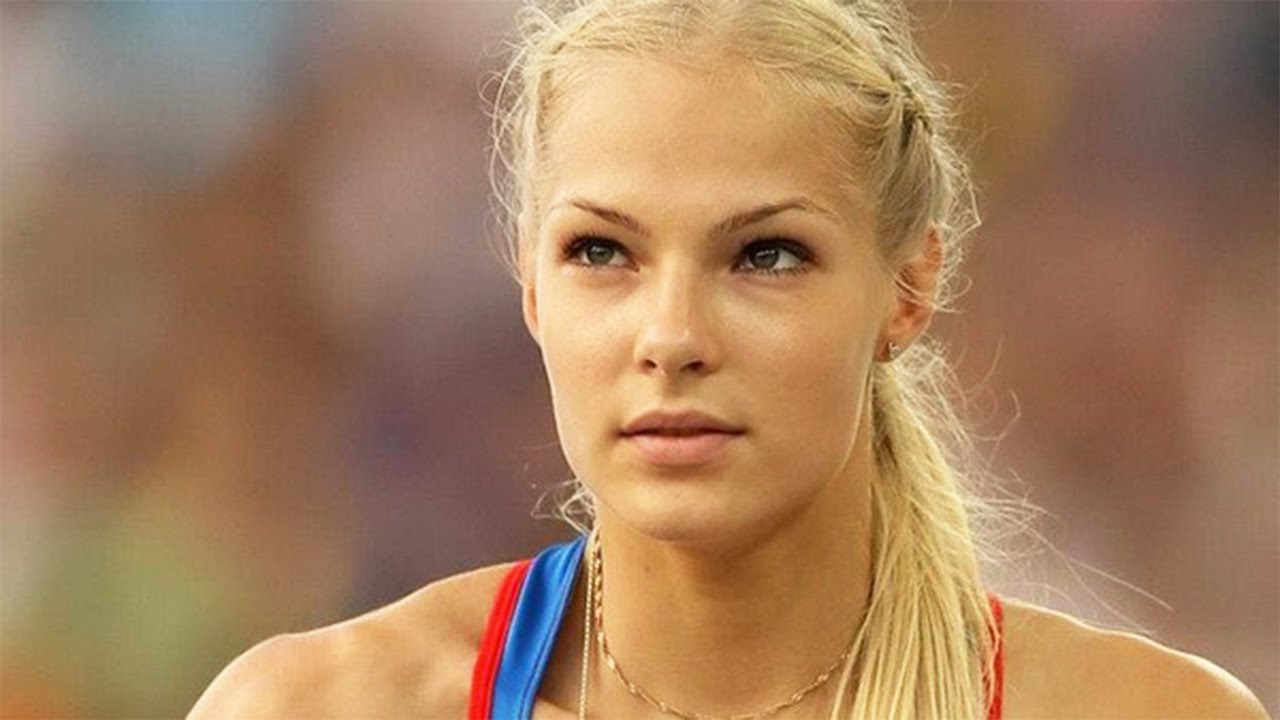  Darya Klishina training -  the only Russian at the Olympics