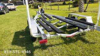 Tandem Trailer For A Classic 1979 Glastron Carlson CVX20 -- built by EasywayTrailers.com