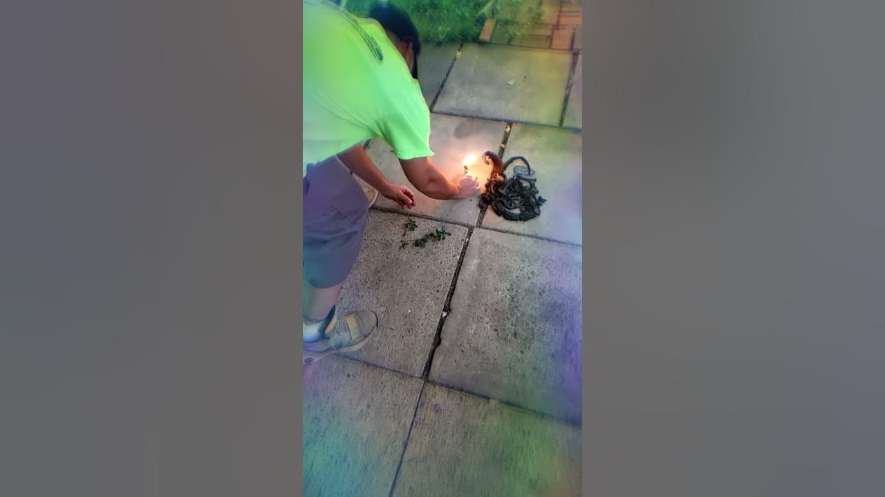 Lighter blew up YouTube