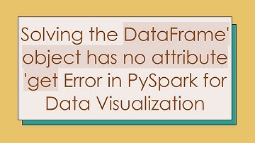 Solving the DataFrame