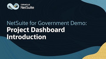 Project Dashboard Overview in Oracle NetSuite for Government