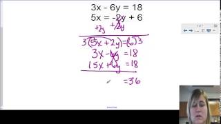 Algebra 1 Lesson 63 Solving Systems of Equations by Elimination