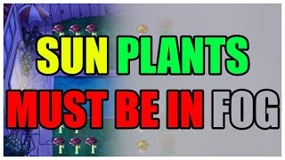 Sun Plants Must Be Planted In The Fog | Plants VS Zombies Challenge