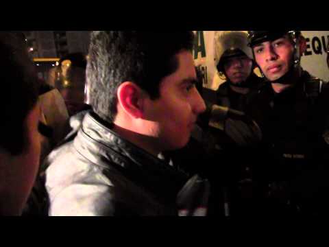 El hijo de Rodolfo Orellana agrede a una periodista