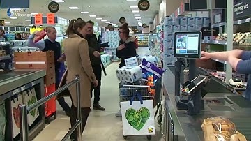 1 minuut gratis winkelen in de nieuwe vestiging van Lidl XL