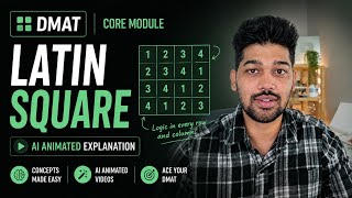 FREE dMAT Exam : Core Module - Latin Square