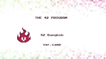 THE 42 PROGRAM - 42 Bangkok