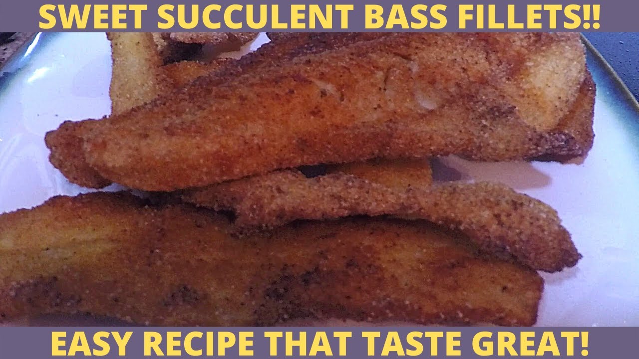 Largemouth Bass COOK video, very simple recipe anyone can do!! (catch