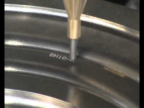 industrial piercing Pryor MarkMate Demonstration - Dot marking for traceability and identification