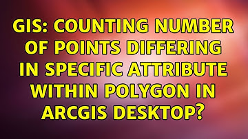 GIS: Counting number of points differing in specific attribute within polygon in ArcGIS Desktop?