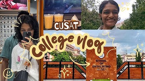 College Vloggg | SOE | #cusat #vlog 