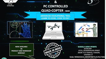 Gesture Control Quadcopter | Barola Technologies | Patent Applied