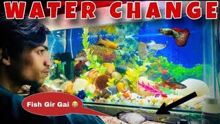 how to change water in a fish tank in hindi || How to Aquarium water clean & Water changing tips