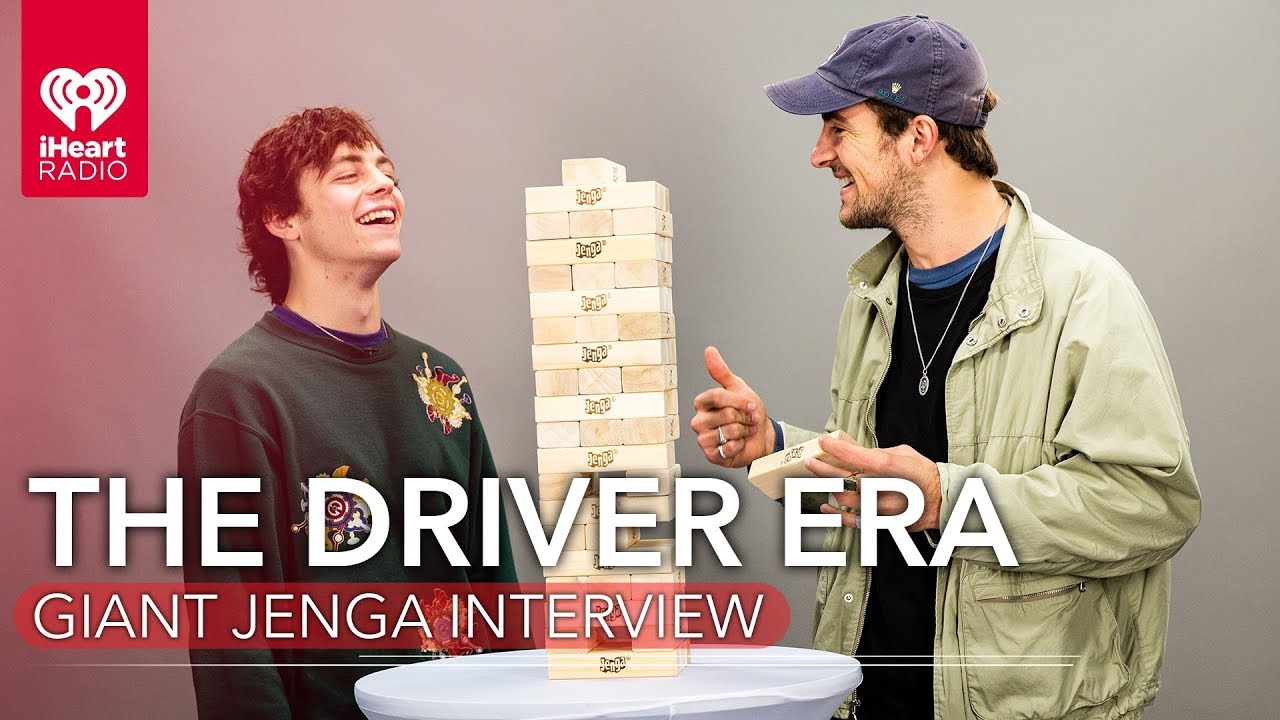 The Driver Era Answer Questions While Playing Giant Jenga!