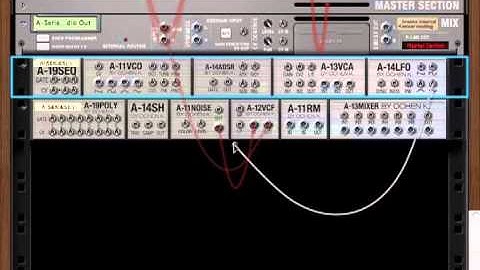 A-11NOISE module from the A-Series Modular Synth Rack Extension for Reason