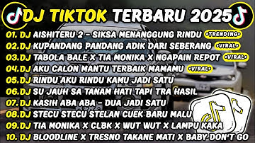 DJ TIKTOK TERBARU 2025🎵DJ AISHITERU 2 - SIKSA MENANGGUNG RINDU🎵DJ CINTA DARI SEBERANG FULL ALBUM