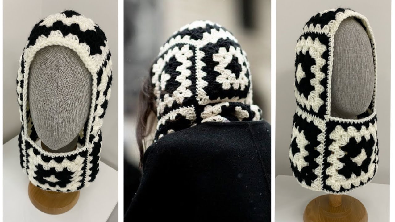 ŞAHANE OLDU 🤩ÜNLÜ MOTİFLİ BALACLAVA MODELİNİ ÖRÜYORUZ💯