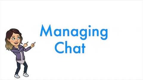 Zoom Tip Managing Chat (Disabling Private Chat)