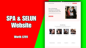 How to Make Salon and Spa Website in WordPress | Beauty & Nail | NO CODE
