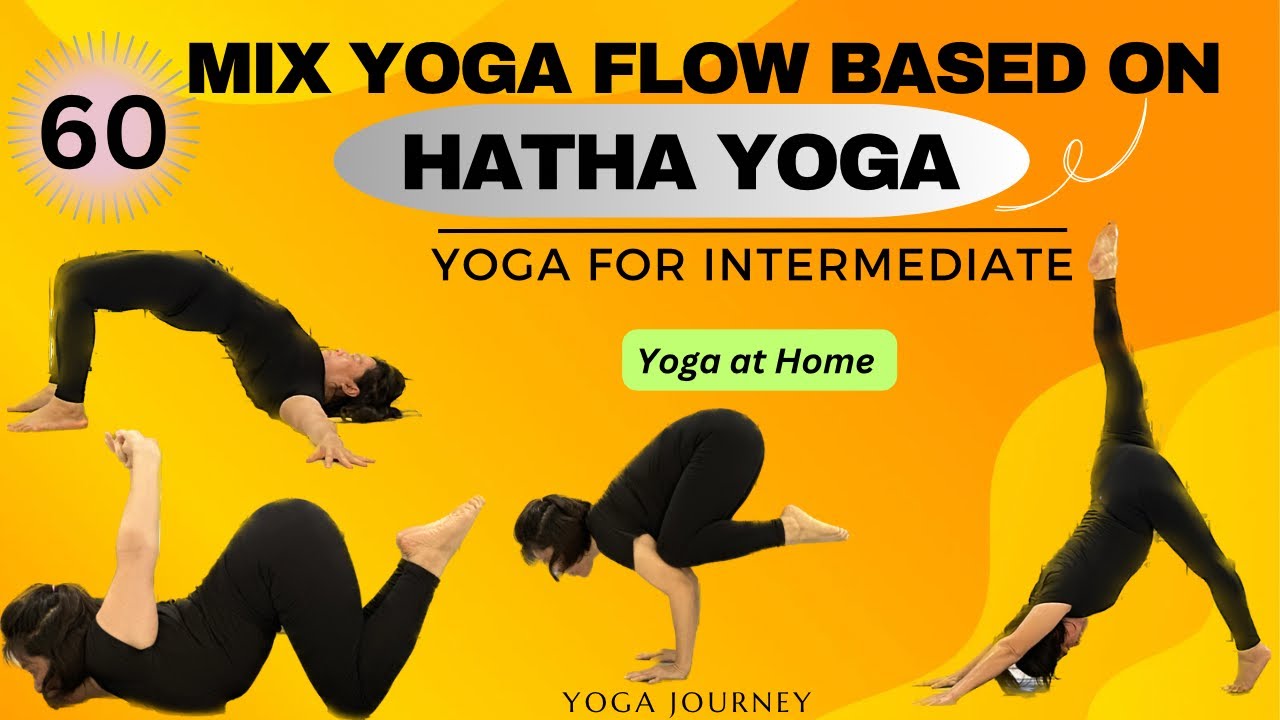 60 Minutes Hatha Yoga Class for Full Body Stretch || Yoga For ...