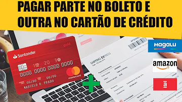 Tem como pagar metade do boleto?