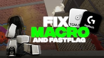 HOW TO FIX MACRO AND FASTFLAG IN DA HOOD (NEW ROBLOX UPDATE)