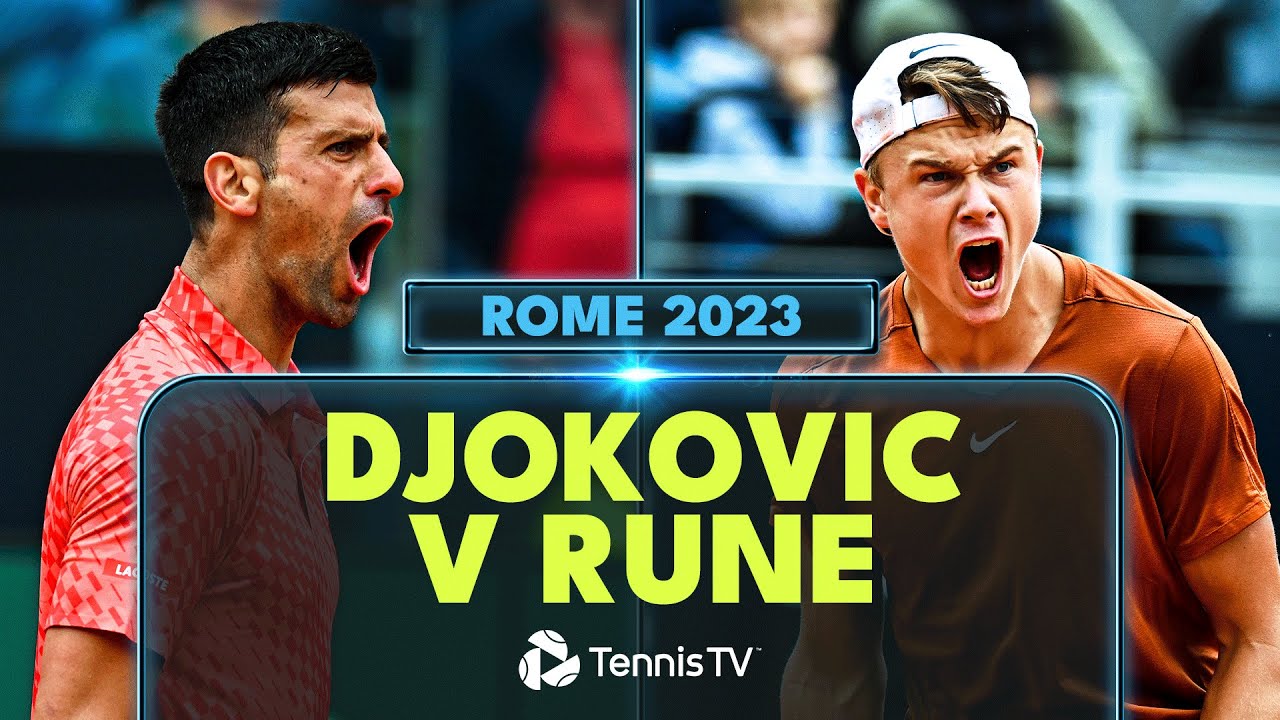 Novak Djokovic vs Holger Rune Highlights Rome 2023