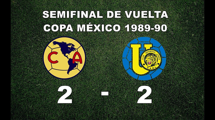 America vs Tigres (2-2) Semifinal de vuelta - Copa México 1989-90 (Futbol Retro)