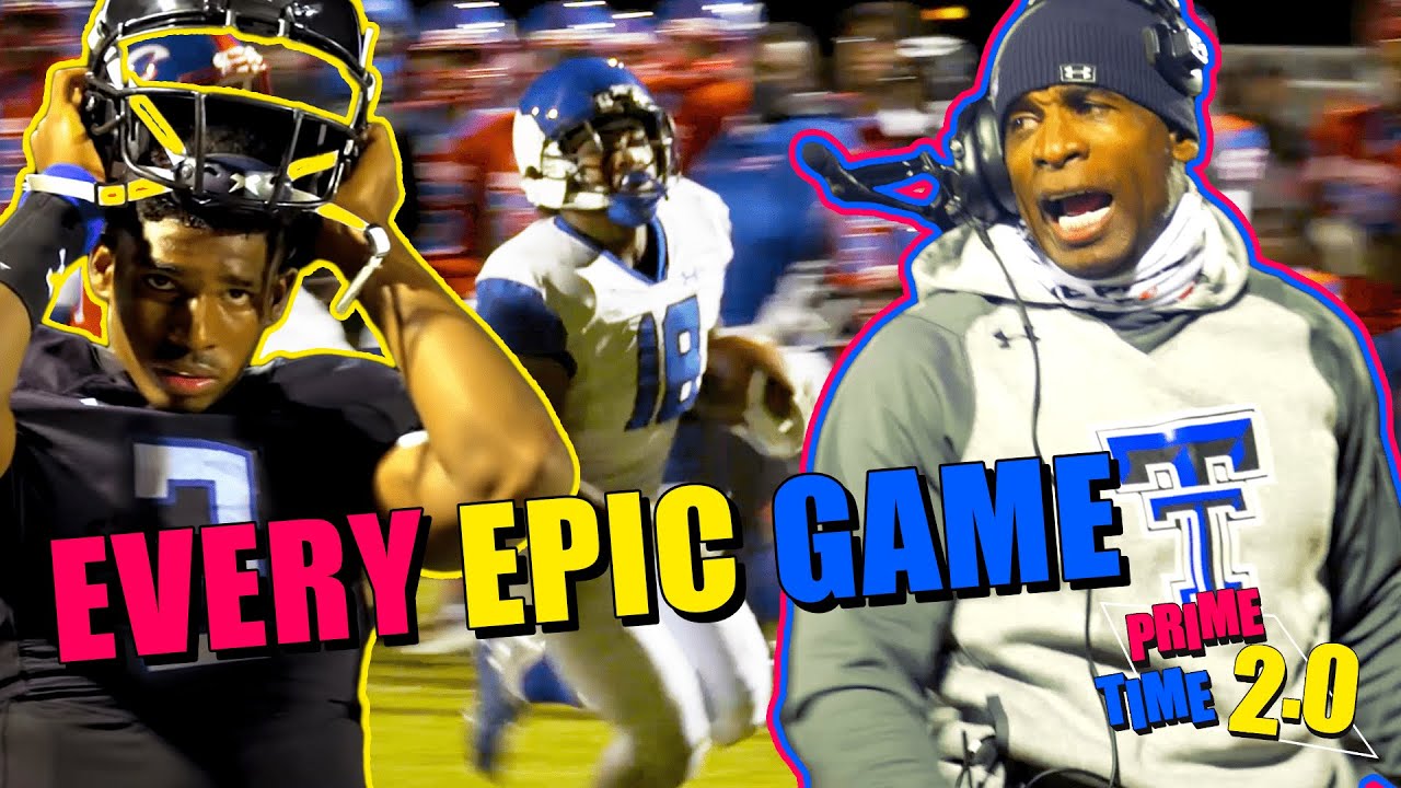 Deion Sanders & Shedeur Sanders Mic’d Up In EVERY GAME They Played in FINAL Year! Ups & Downs 😱