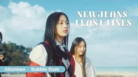 every NewJeans MV but only the one with the least lines