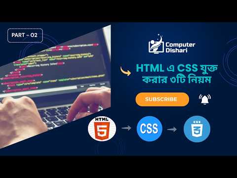 How to Add CSS to HTML? | Inline, Internal & External CSS Explained in Bangla
