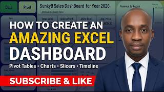 Full How To Create an AMAZING Excel Dashboard | Pivot Tables, Charts, Slicers & Timeline News