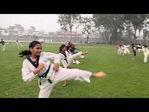 Taekwondo practice in rain| day 240 as a Martialart Coach 